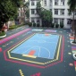 幼兒園室外運動地板材料廠家 籃球場拼裝地板翻新公司