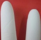廠(chǎng)家生產(chǎn)提供 一次性12寸指麻防滑白色丁晴手套 絕緣耐磨丁晴手套