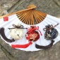 【點州】手工刺繡印花香囊車掛驅蚊香包批發香包香袋繡品包絲綢袋
